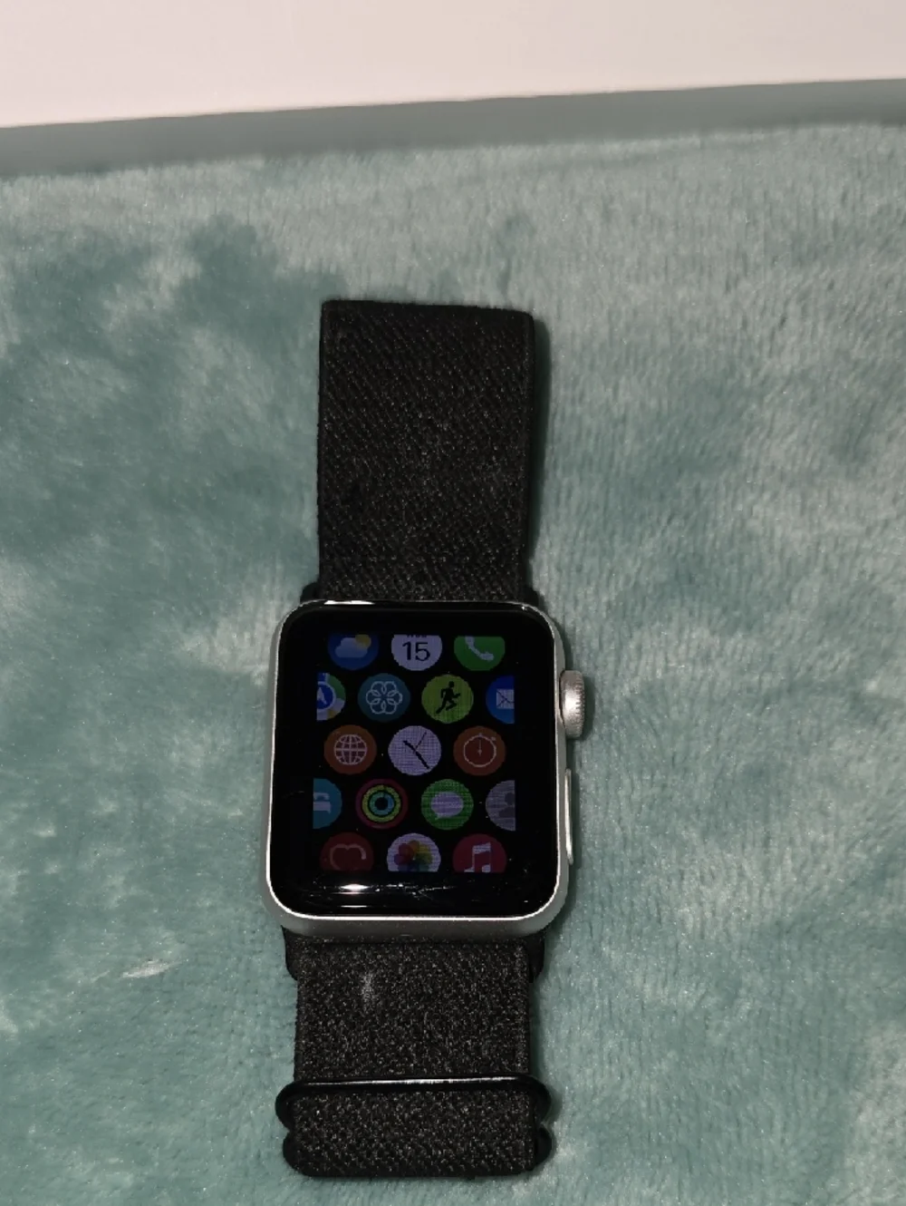 Apple Watch Series 3 Silver Case with Black Band
